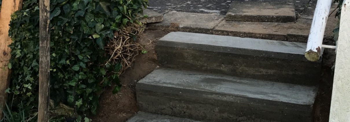 Nystøbt trappe